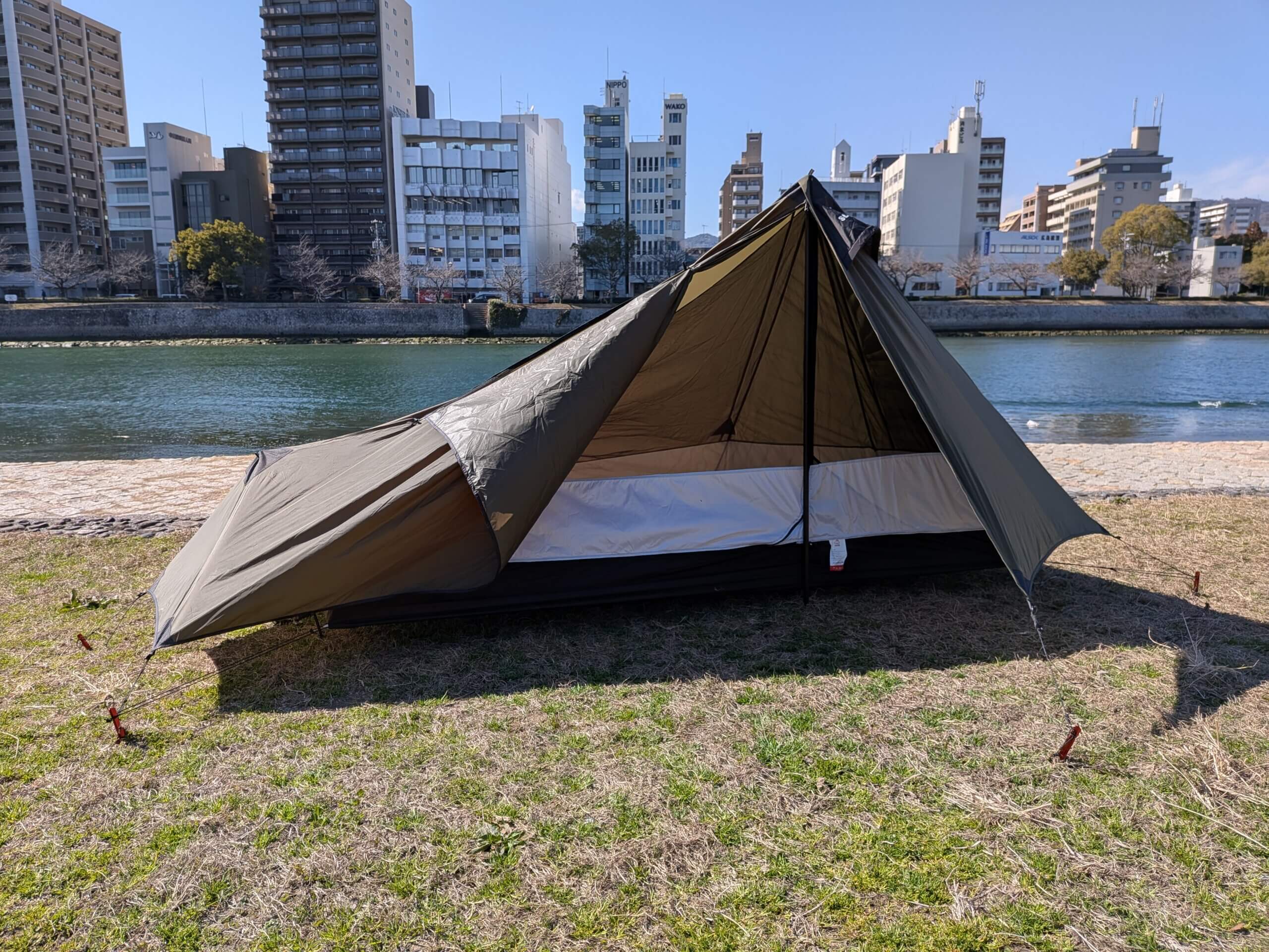 相撲テント Sumo Tent Mogami 1人 相撲という名のUL」Sumo Equipment 第一回テント受注会 | 【公式HP